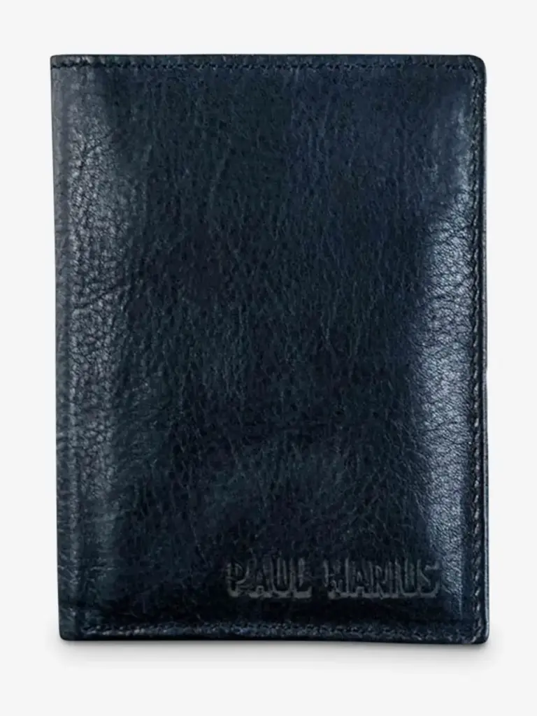 [M31 ODB] Portefeuille Marius - Bleu Encre Huilé