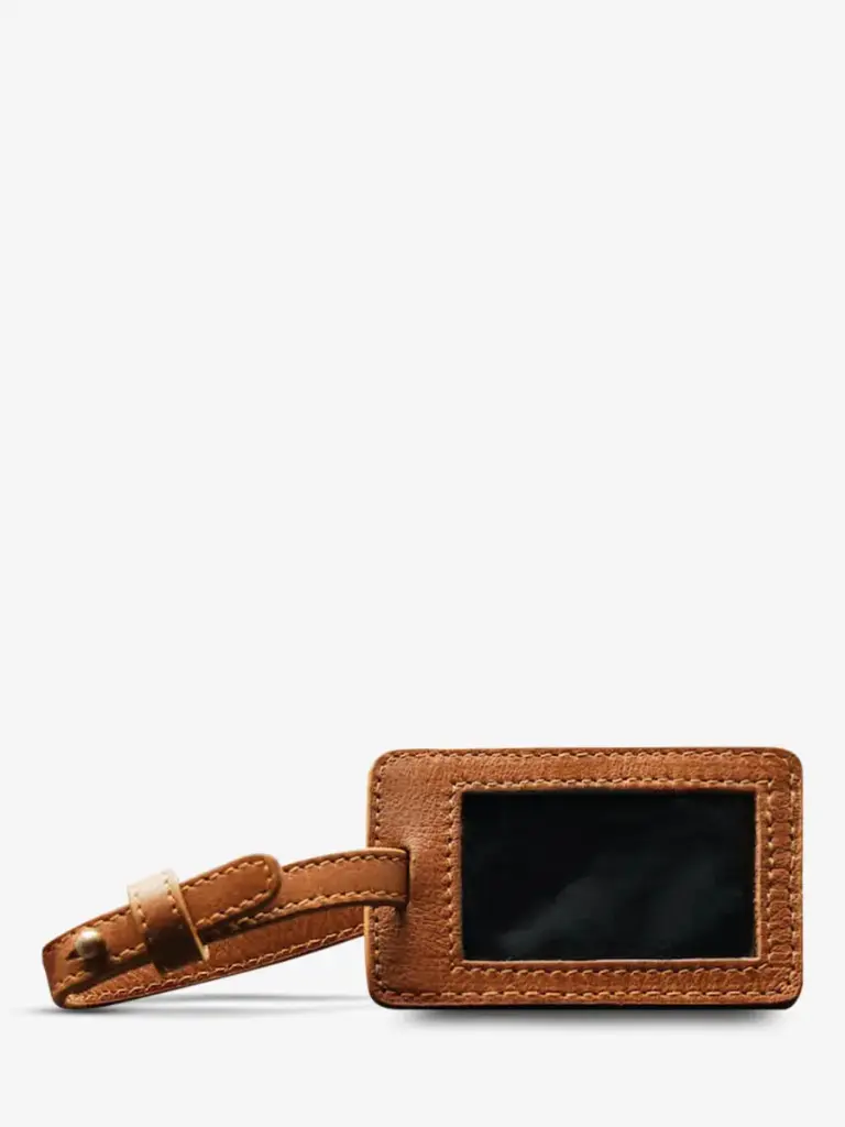 [LT MK] Etiquette Bagage Jules - Tabac