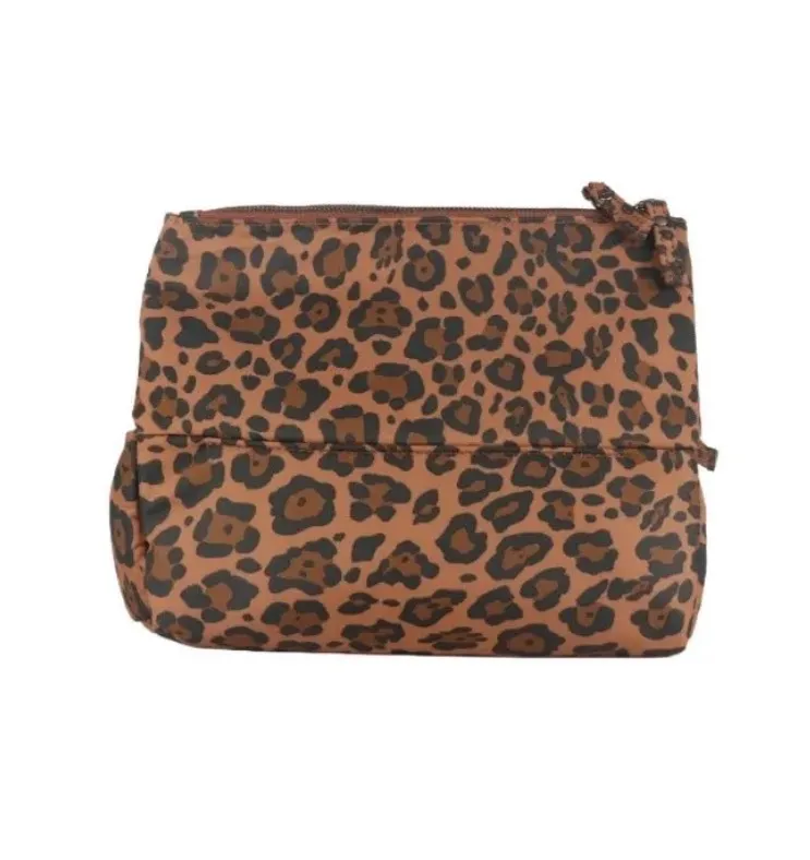 [7238 MOKA] Trousse de toilette Pyramide Léopard MOKA