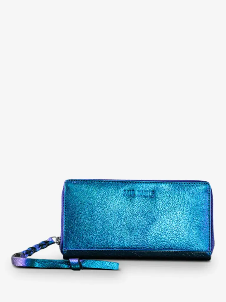 [M63 P-BLU] Portefeuille Charlotte - Scarabée