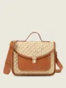 Mademoiselle George Raphia - Naturel / Cognac