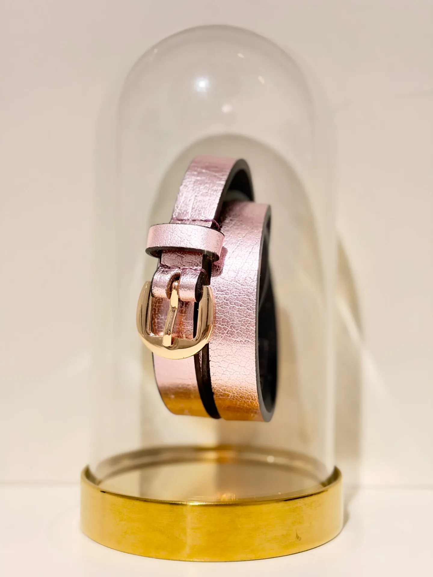 Ceinture Agathe Rose (80 cm)