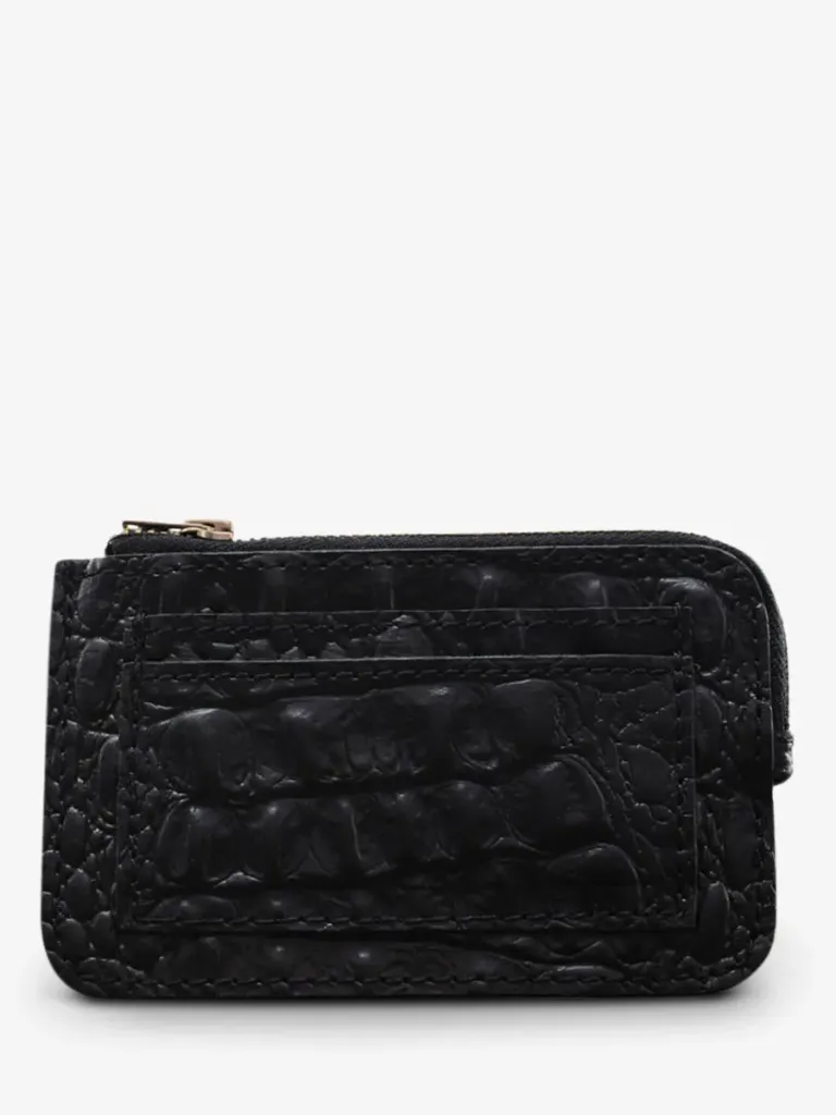 [M6B OBL] Porte monnaie Augustin - Caiman Noir